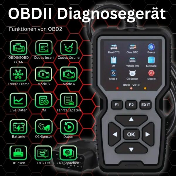 OBD2 DIAGNOSEGERÄT V519 – Bild 2