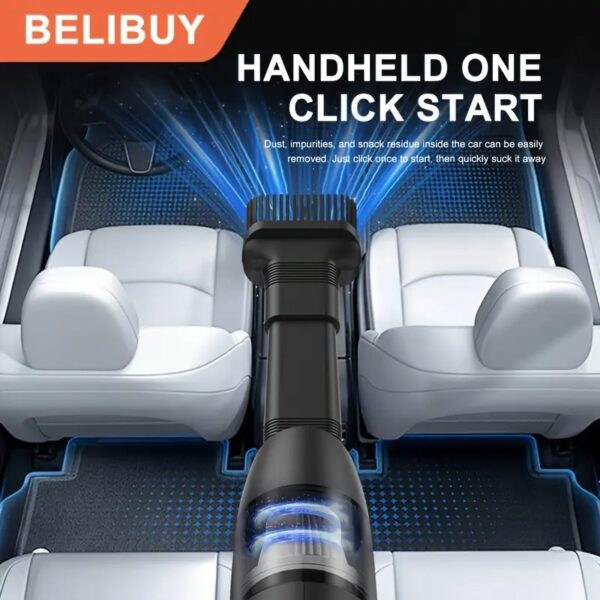 MINI AKKU STAUBSAUGER 2-IN-1 FÜR AUTO & ZUHAUSE – Bild 6