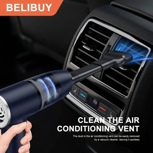 MINI AKKU STAUBSAUGER 2-IN-1 FÜR AUTO & ZUHAUSE – Bild 4