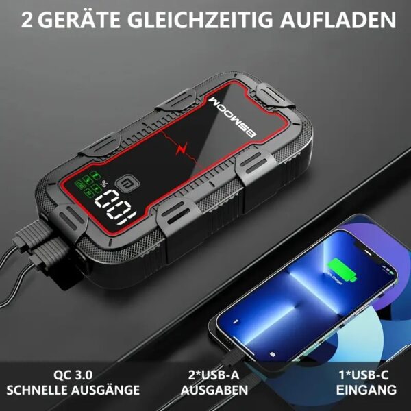 BOOSTER STARTHILFE AUTO 12V - 26.800 mAh – Bild 6