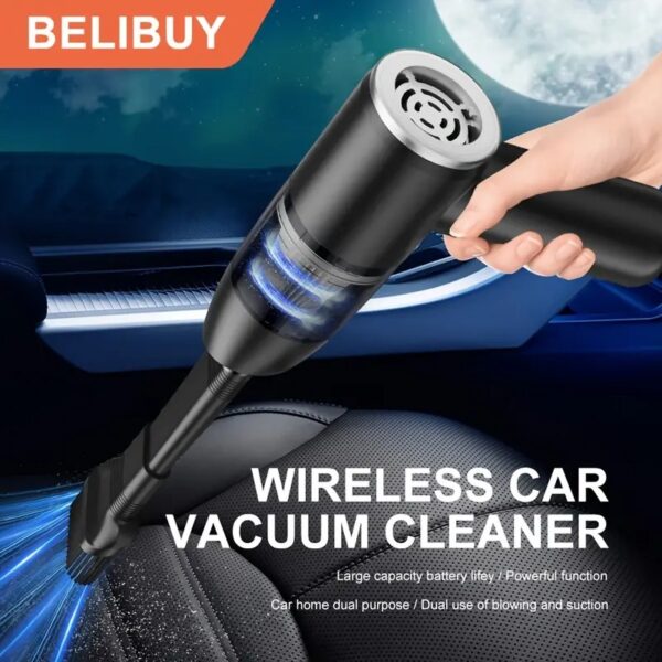 MINI AKKU STAUBSAUGER 2-IN-1 FÜR AUTO & ZUHAUSE – Bild 5