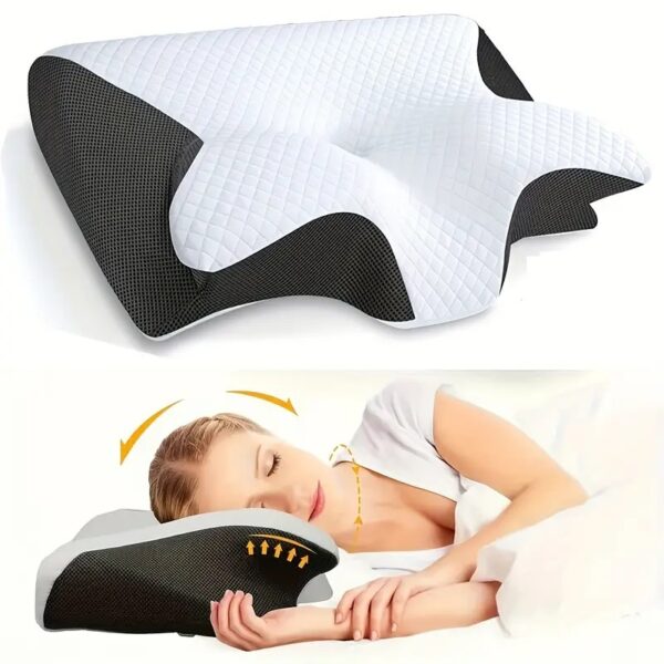ERGONOMISCHES NACKENKISSEN AUS MEMORY-SCHAUM – Bild 3