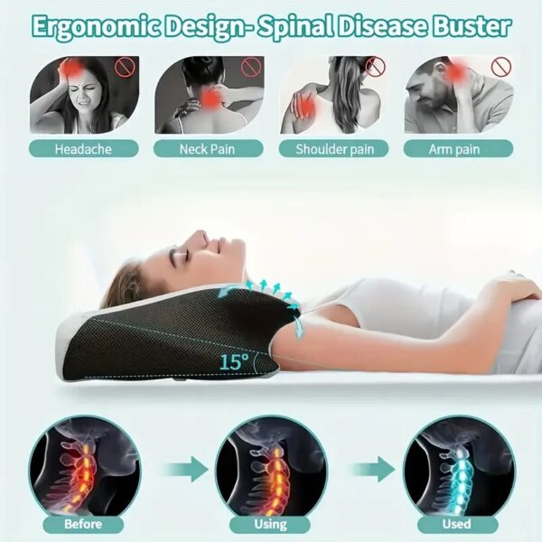 ERGONOMISCHES NACKENKISSEN AUS MEMORY-SCHAUM – Bild 4